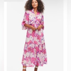 Ellos Ruffled Floral Maxi Dress